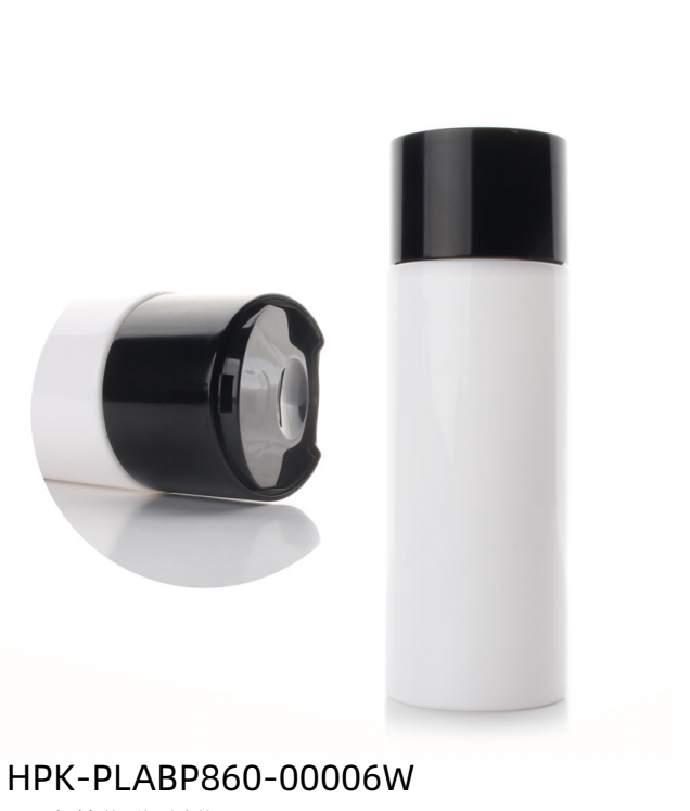 White Disc Cap Plastic Lotion Bottle